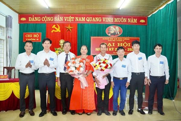 Đảng ủy xã Sơn Hồng chỉ đạo Đại hội điểm Chi bộ thôn 5 nhiệm kỳ 2024 - 2027